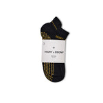 Anti-Slip Black Ankle Socks