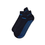 Anti-Slip Blue Ankle Socks