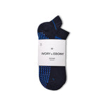 Anti-Slip Blue Ankle Socks