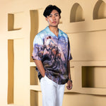 CATCHING HORSE SWISS SATIN SHIRT