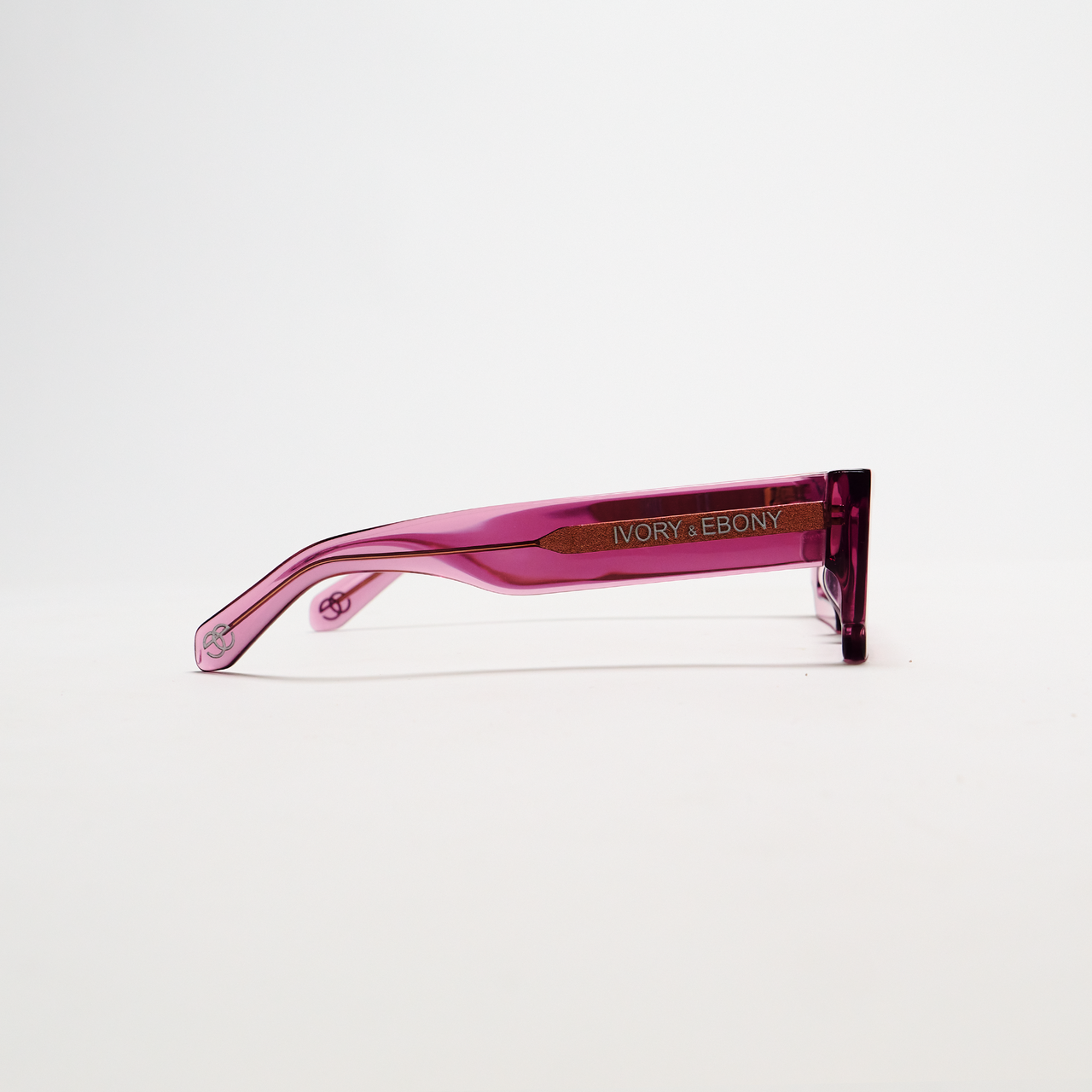 Hot Pink Rectangle Box Sunglasses