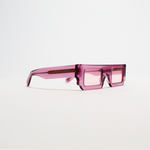 Hot Pink Rectangle Box Sunglasses