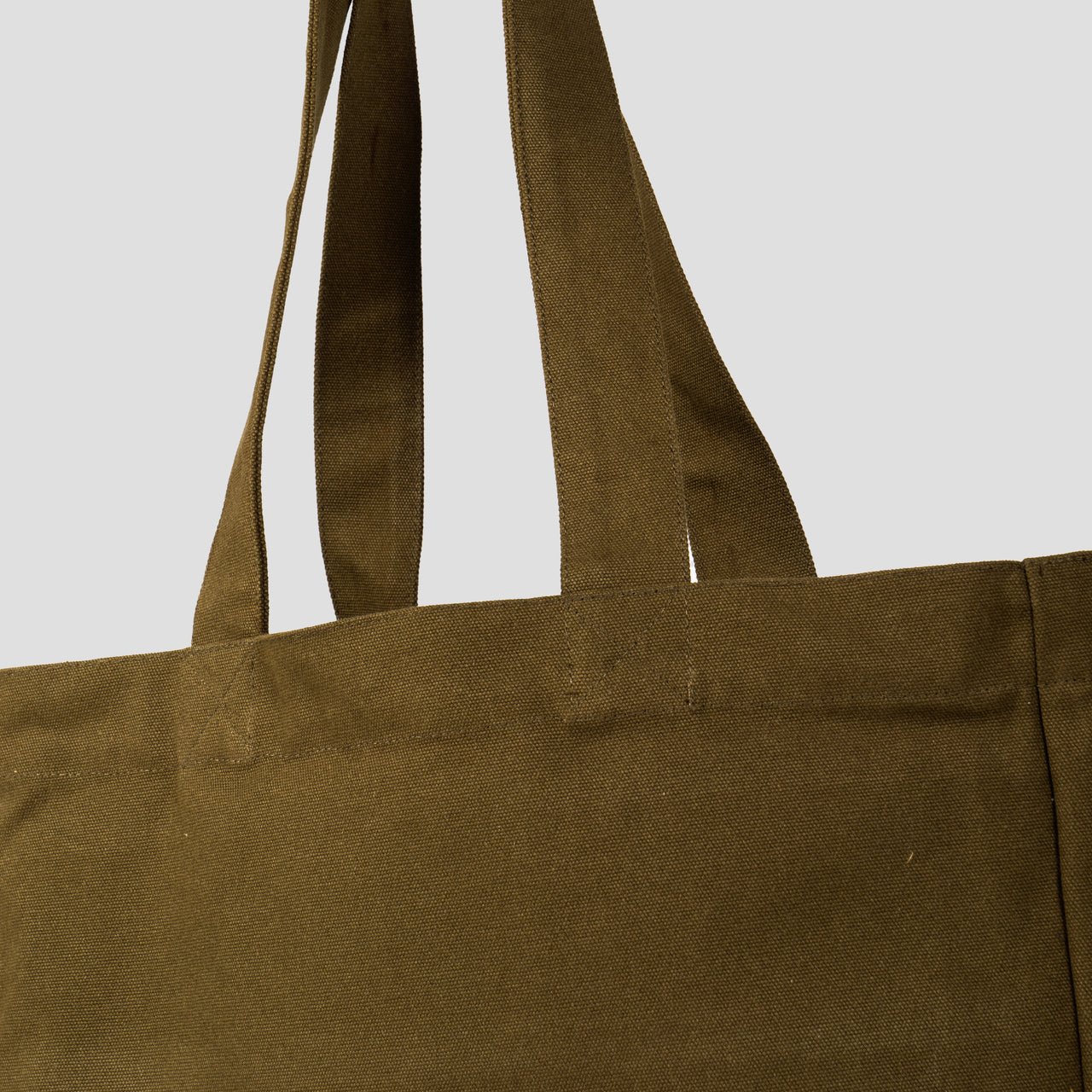 OLIVE-BROWN TOTE BAG