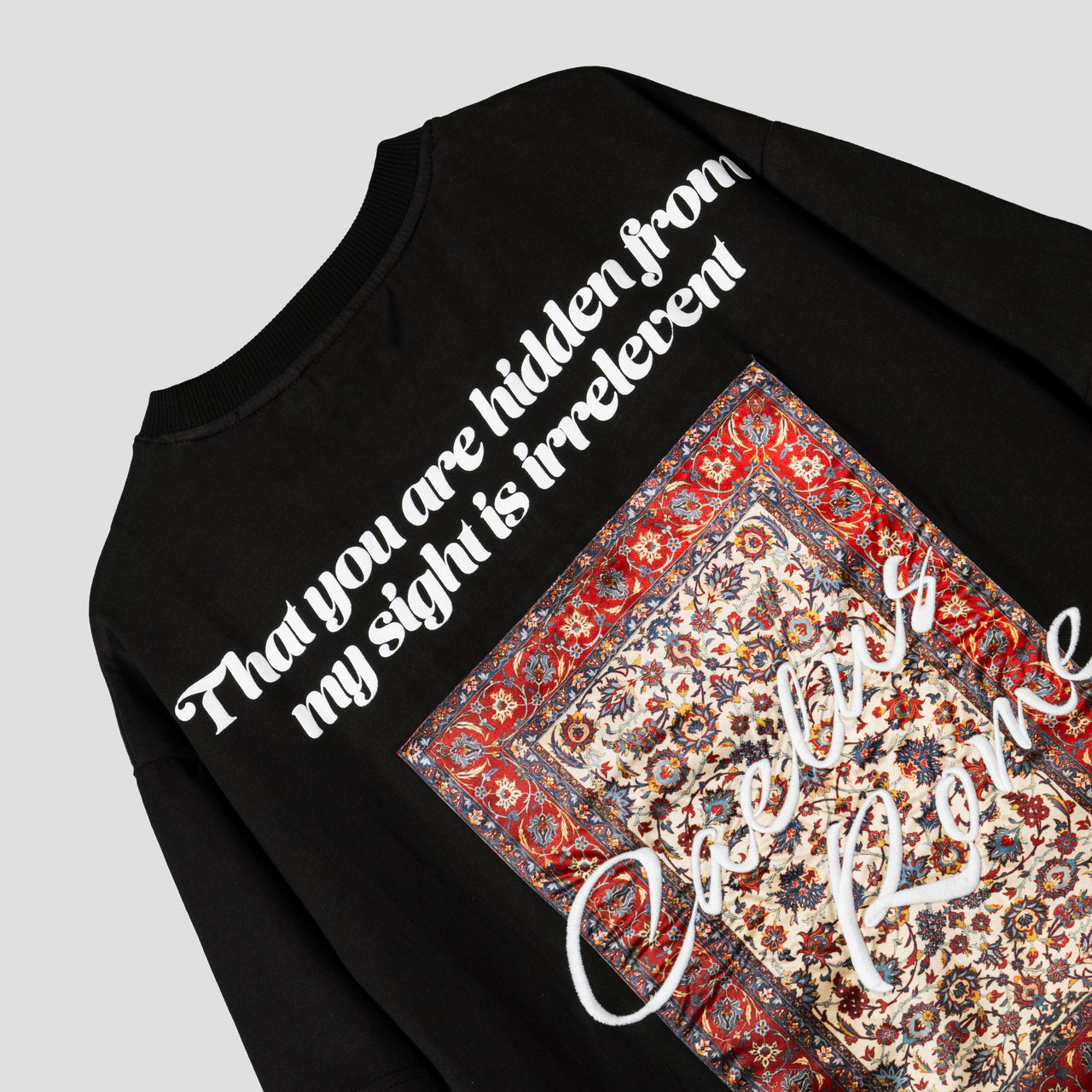 PERSIAN RUG BLACK T-SHIRT