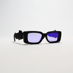 Purple Leopard Dollar Sunglasses