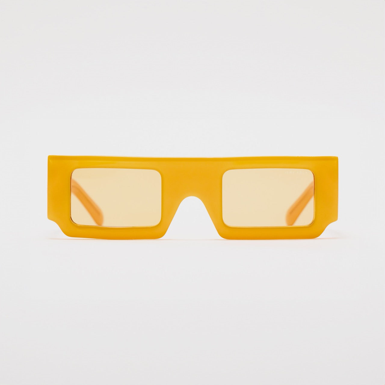 Summer Orange Rectangle Box Sunglasses