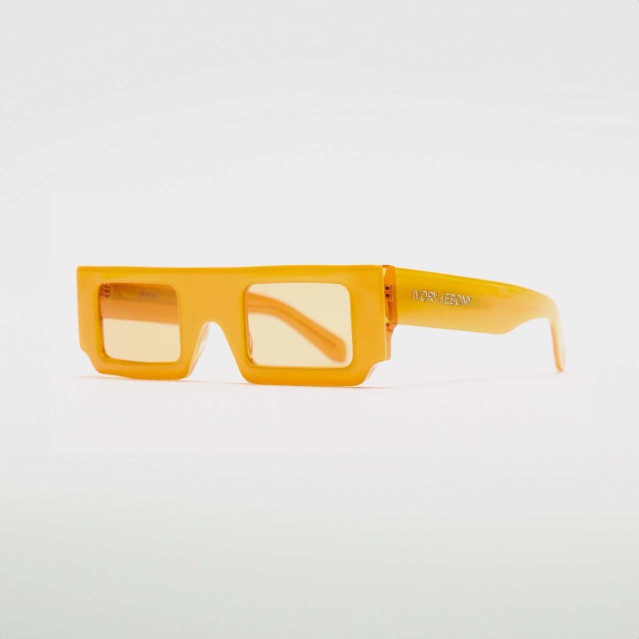 Summer Orange Rectangle Box Sunglasses