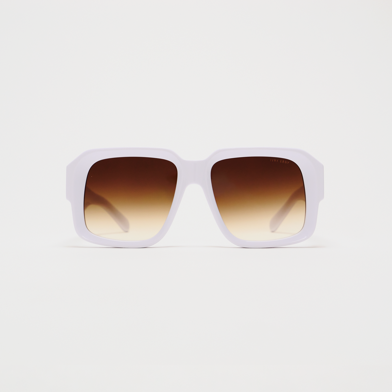 Retro Squared White Sunglasses