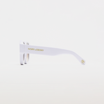 Retro Squared White Sunglasses