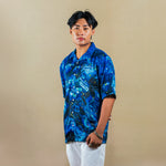 VAN GOGH STYLED SWISS SATIN SHIRT