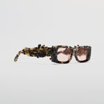 White Leopard Dollar Sunglasses