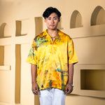 YELLOW GLOW SWISS SATIN SHIRT