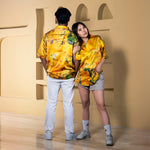 YELLOW GLOW SWISS SATIN SHIRT